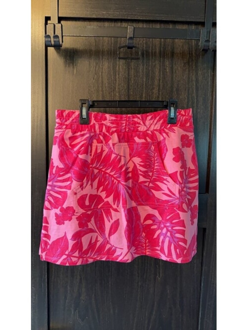 Juicy Couture Pink Floral Skirt with Front Pocket 0114